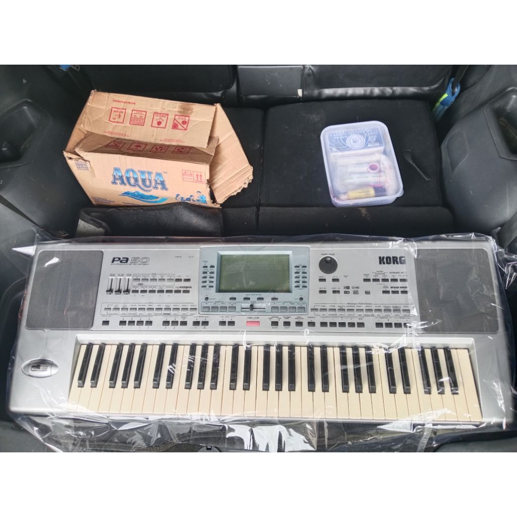 Keyboard KORG PA 50 SD Kondisi 100% Normal, Mainboard baru, SD Board Baru, PCB Power Baru, Layar Bar