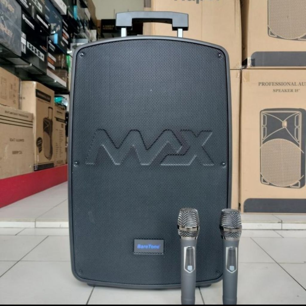 Speaker aktif portable baretone 15 inch max15nb original garansi resmi 800 watt