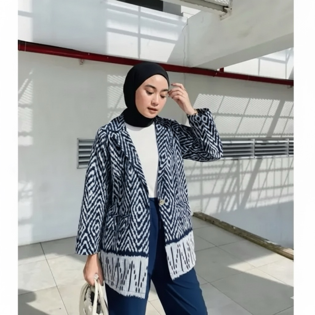 BLAZER TENUN / VALLEY BLAZER TENUN / BAJU TENUN BATIK OUTER