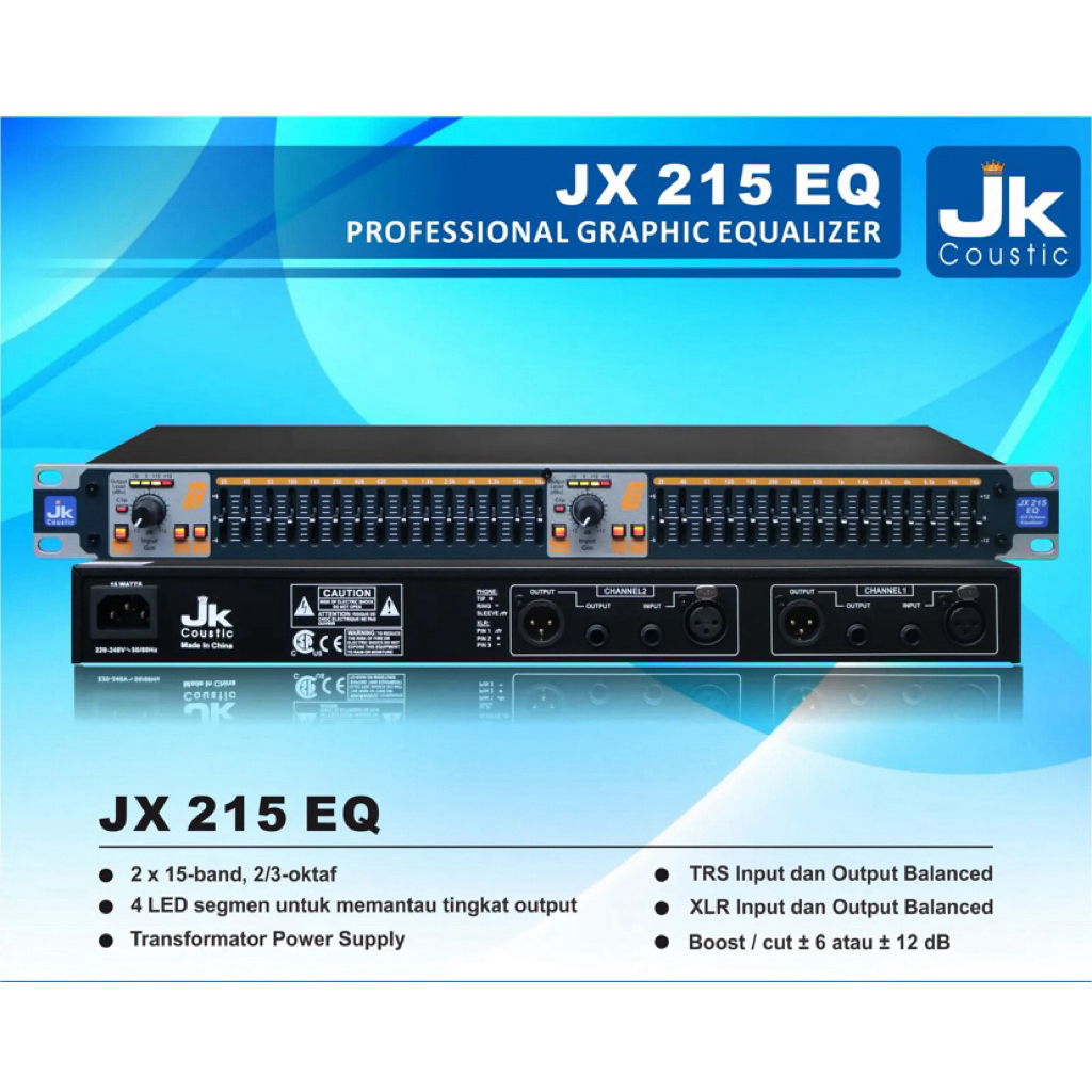 equaliser jk coustic jx 215 eq