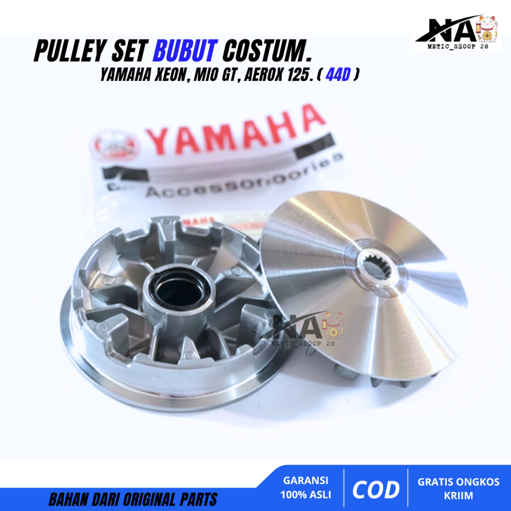 PULLY RUMAH ROLLER KERUK JALUR MIO M3 PULLEY RACING MIO M3 MIO Z PULLEY BUBUT 13,5 13,8 MIO M3 MIO Z