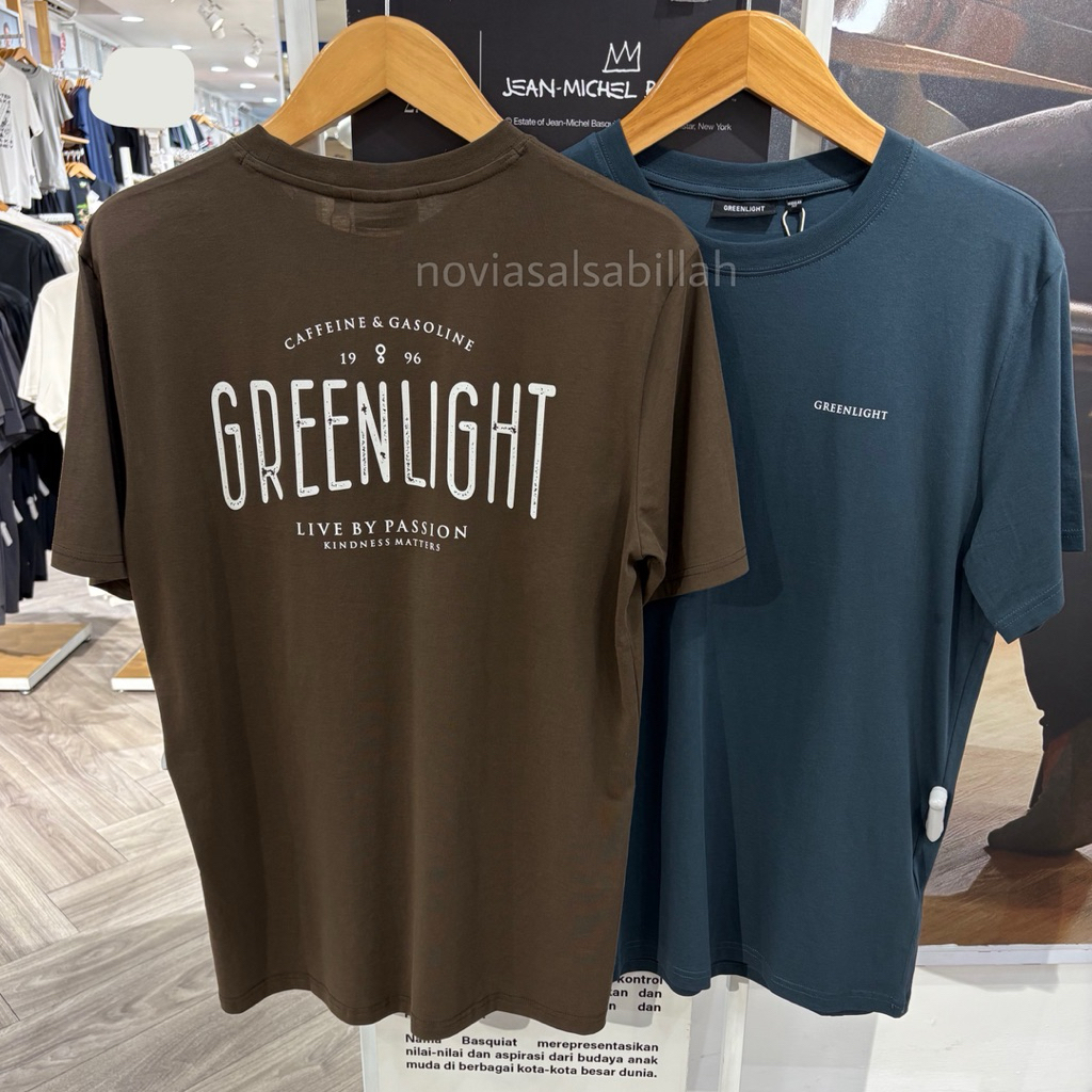 Kaos GREENLIGHT |ARIEL NOAH| Regulerfit Terbaru Original 100%