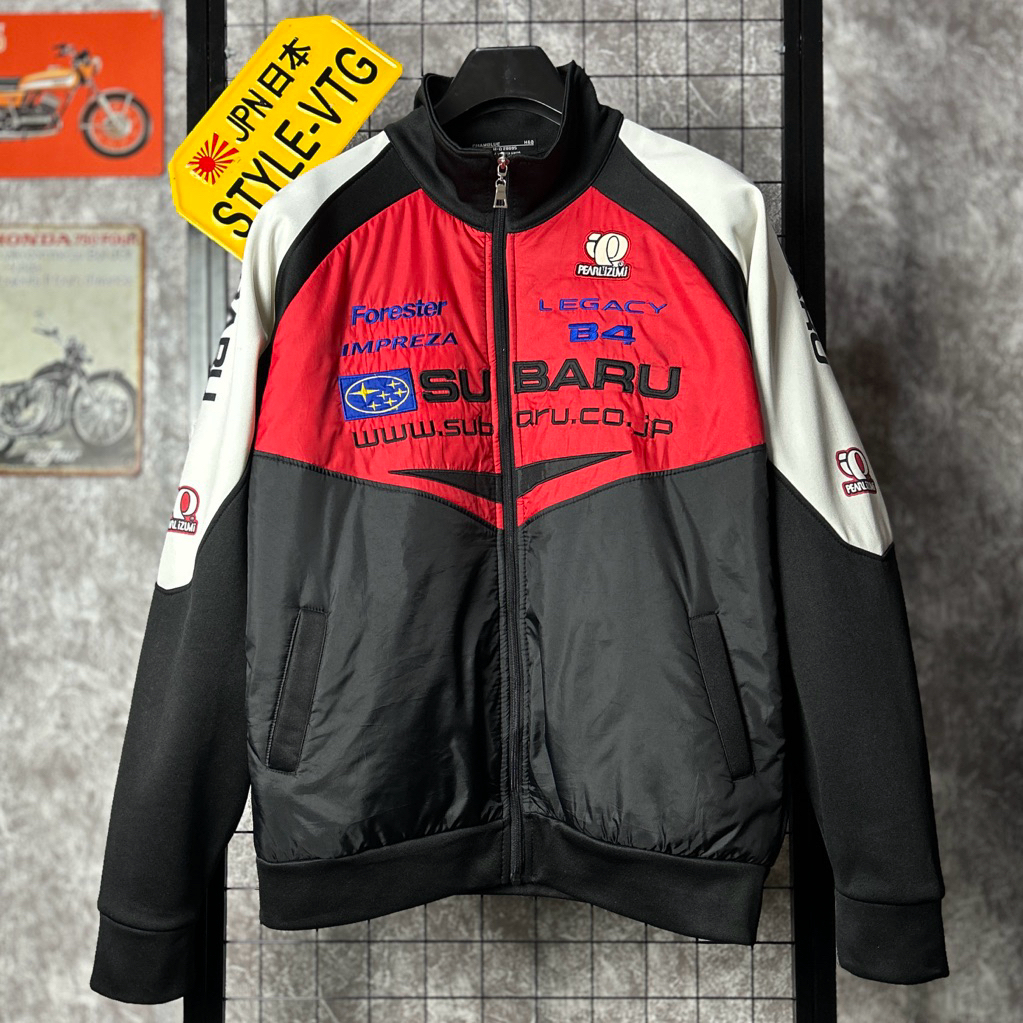 jaket subaru japan racing motor touring biker jacket nascar rally drift ralliart piaa