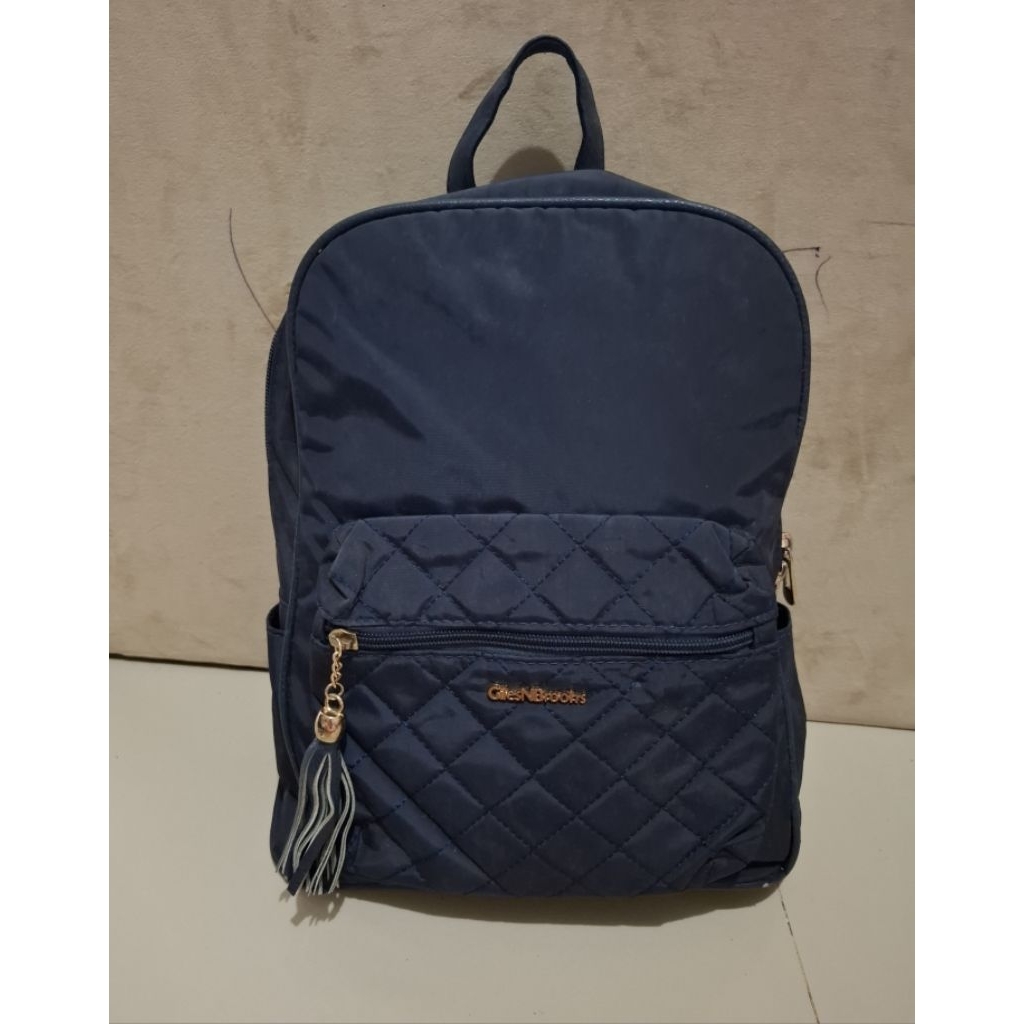 Ransel GNB / Tas Fashion / Tas Ransel Wanita Navy PL