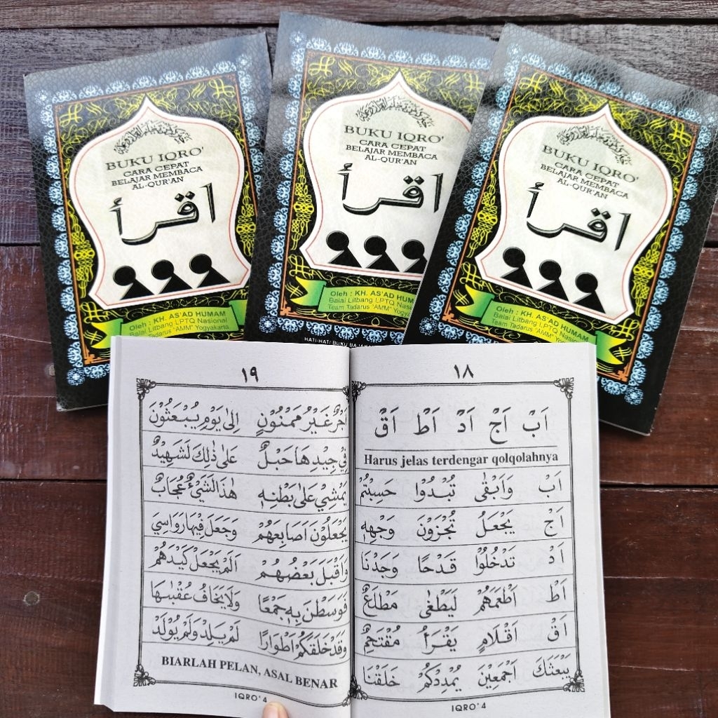 BUKU IQRO BESAR JILID 1-6 + TUDING MENGAJI