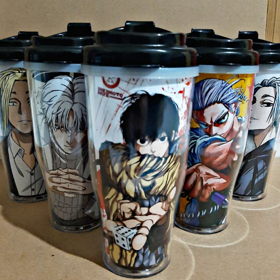 Tumbler Sakamoto Days Botol minum Sakamoto Days Nagumo Gaku Shin dll