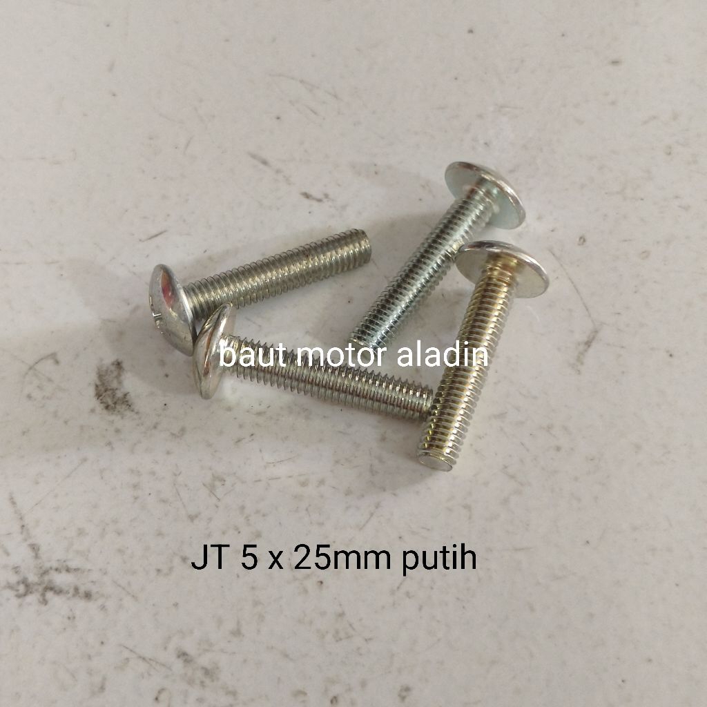 Baut JT payung 8/M5x25mm putih (4 pcs)