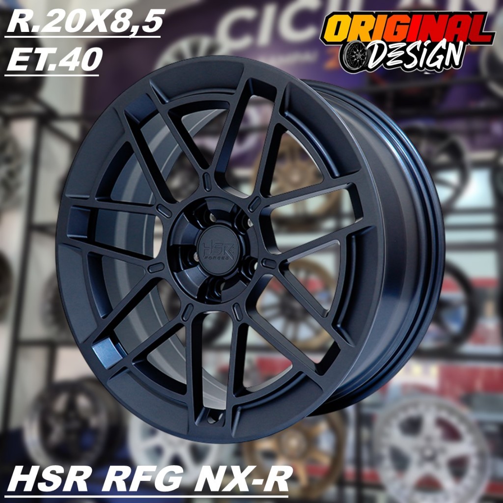 Velg Racing Ring 20 Kualitas Premium HSR RFG NX-R R20 Pcd 5x112 Lebar 8,5