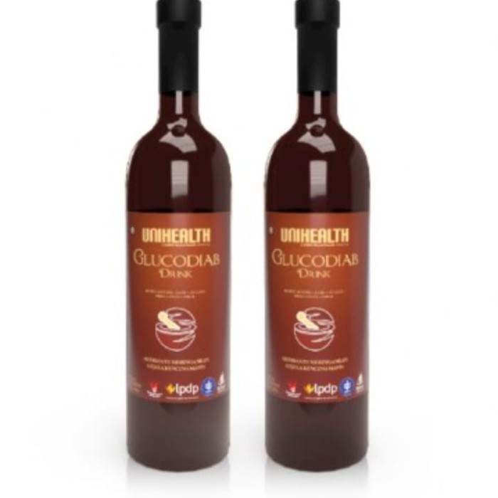 UNIHEALTH Glucodiab Drink | Minuman Herbal Penurun Kadar Gula Darah