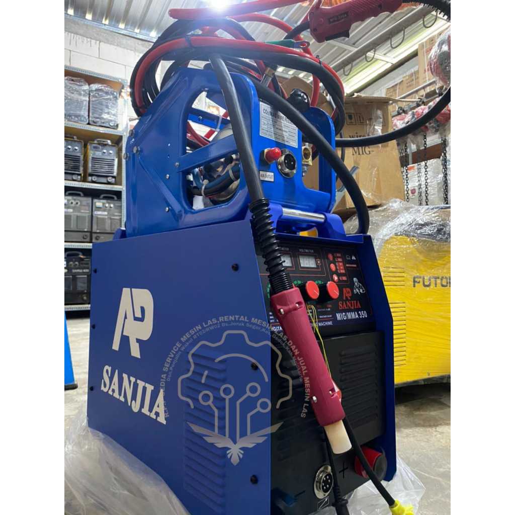 Mesin Las MIG315 MIG 350 CO2 + Wire Freeder Mesin Las MIG CO2 350 AMPERE 3 PHASE Las Listrik Inverte