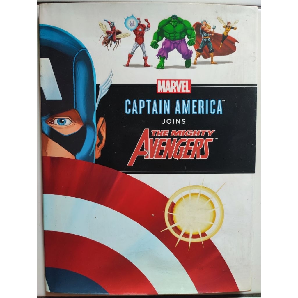 buku anak hardcover marvel captain America joins the mighty avengers
