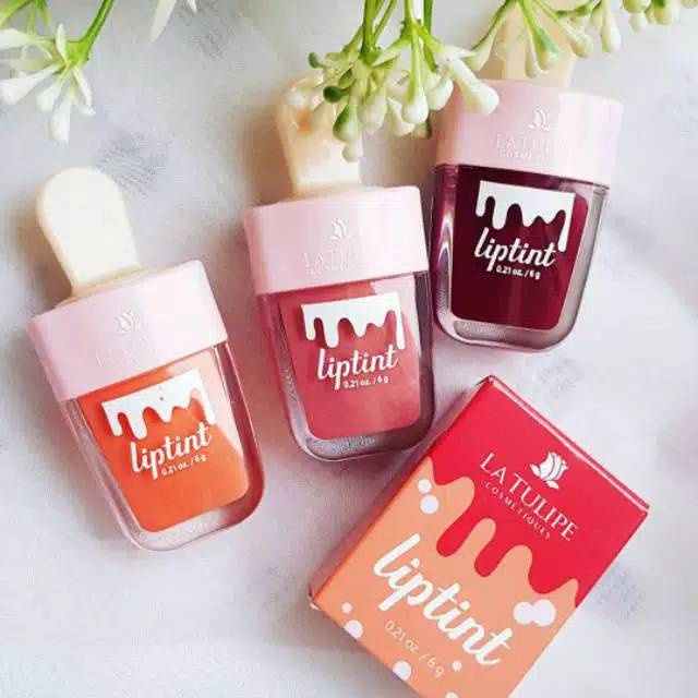 GC Kosmetik La Tulipe Cosmetiques Lip Tint Ice Cream Liptint Es Krim