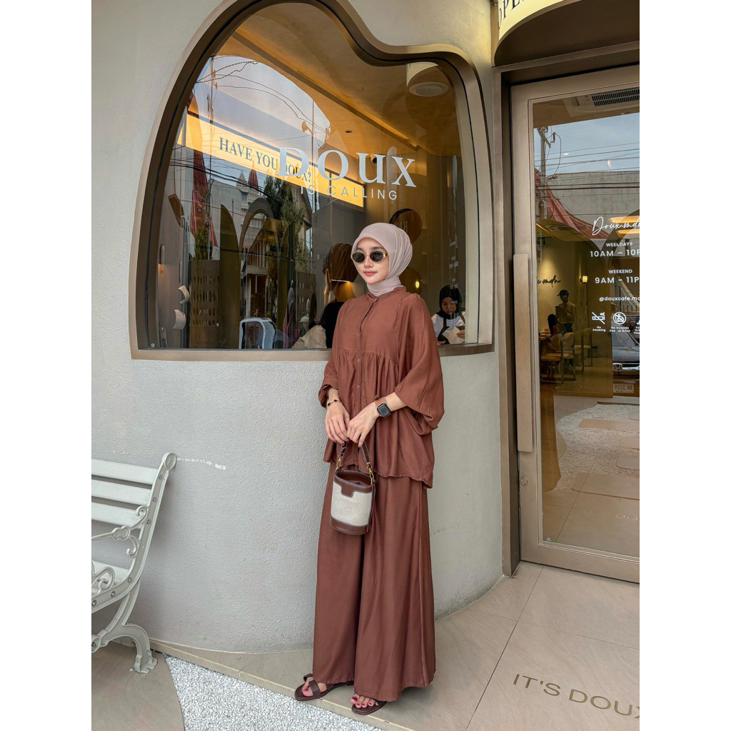 kejora set by senada | oneset jumbo|  setelan jalan jalan | setelan kulot | setelan premium | setela