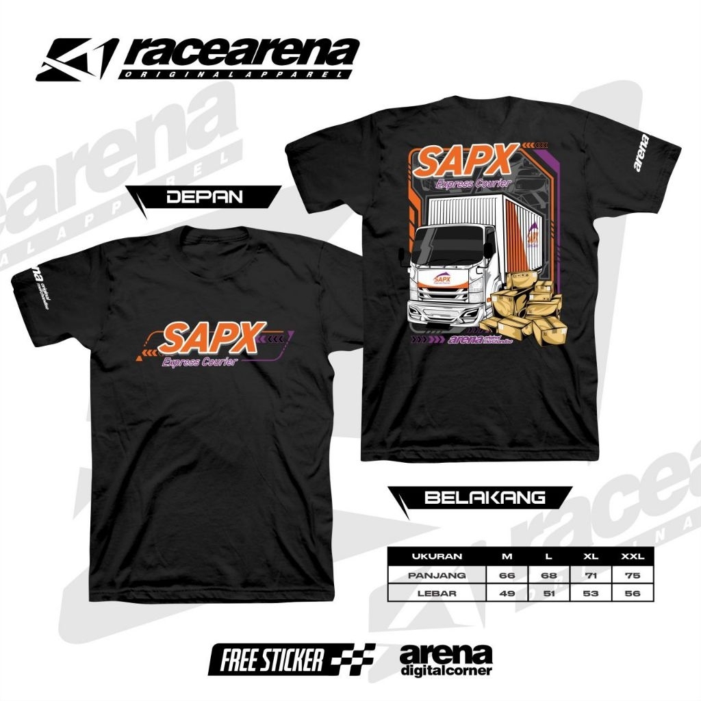 kaos SAPX EXPRESS JASA KIRIM TOKO BARANG kurir paket seluruh indonesia