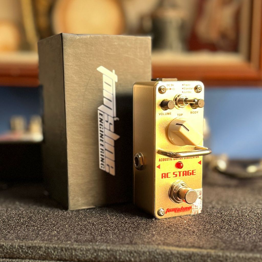 Tomsline AC Stage Acoustic Simulator Pedal – Efek Pengubah Suara Gitar Elektrik Jadi Akustik