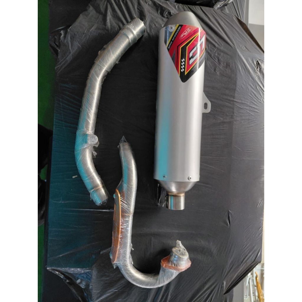 knalpot cross bpro racing PNP klx crf 150 l dtracker