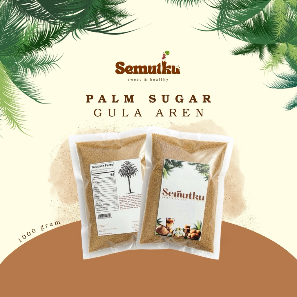 Semutku Gula Aren Bubuk / Gula Semut Aren Asli Organik - 1000 g