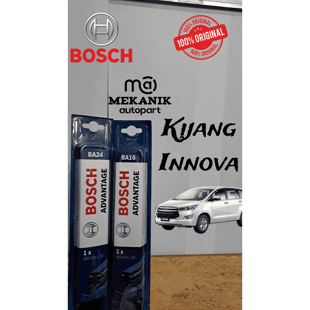 BOSCH Wiper Mobil Toyota Kijang Innova & Innova Reborn