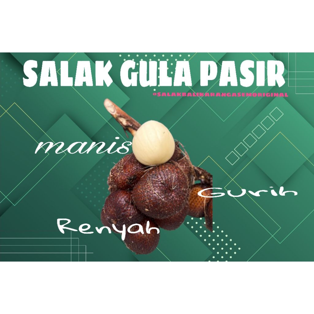 Salak Gula Pasir Asli Bali