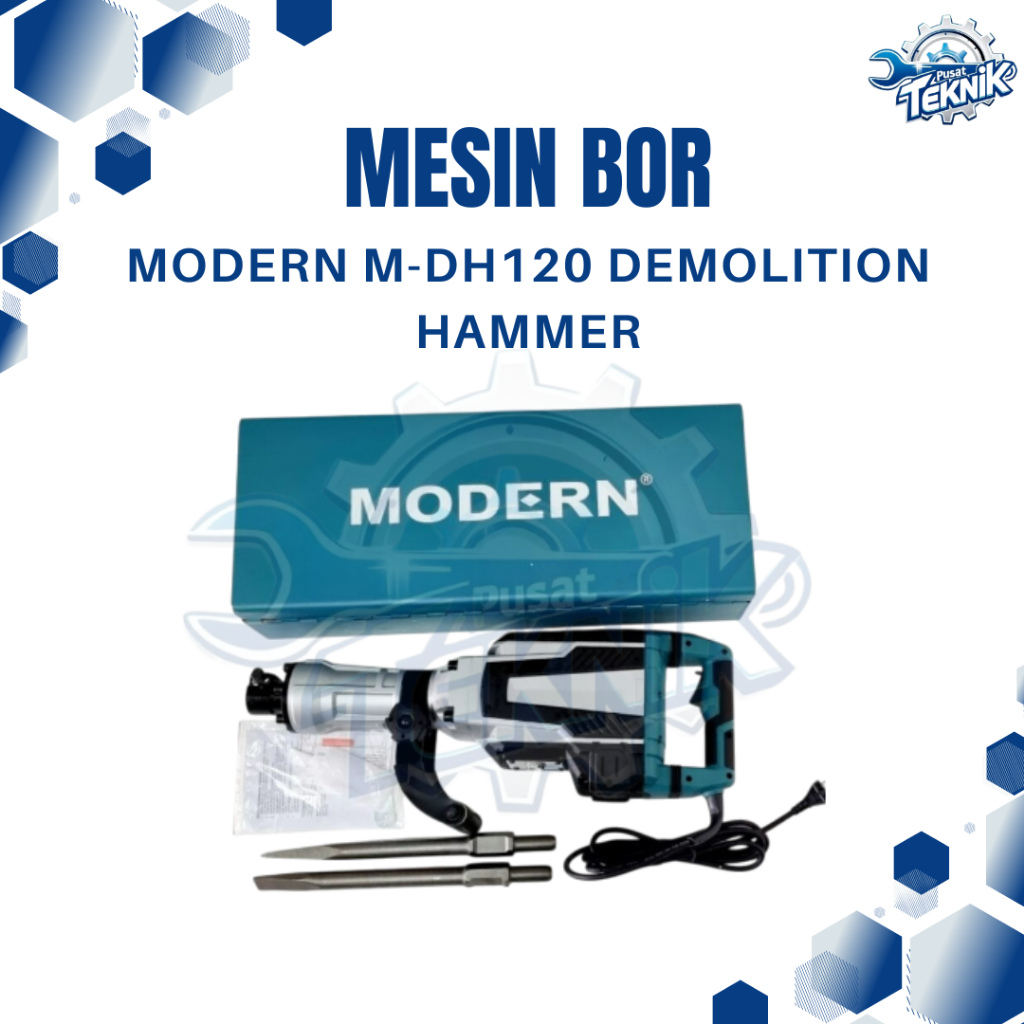 MODERN DH120 Mesin Bor Demolition Hammer/Mesin Bor Bobok Tembok Beton