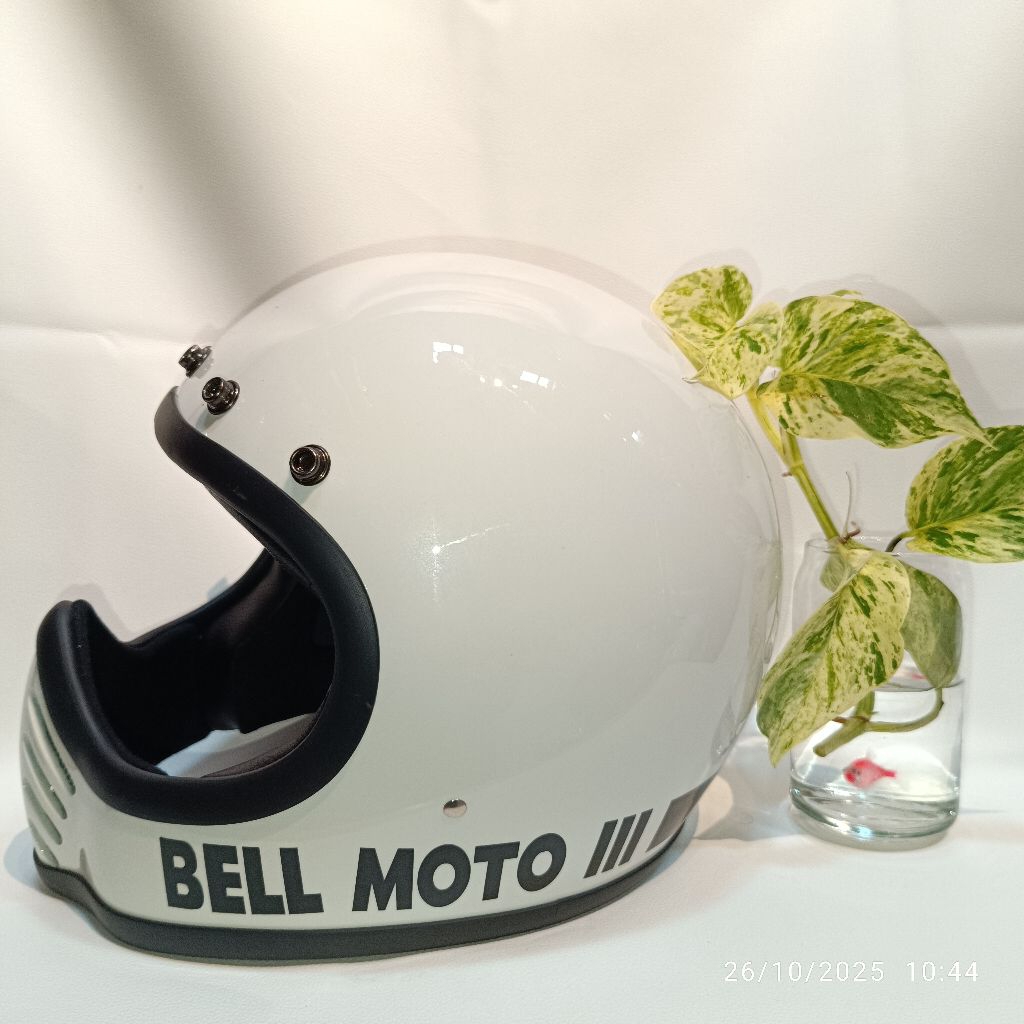 Helm Cakil Bell Moto3 (putih)