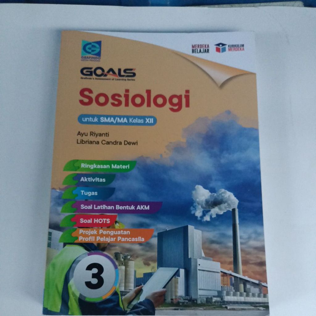 buku goals sosiologi kelas 3/12 SMA grafindo kurikulum merdeka