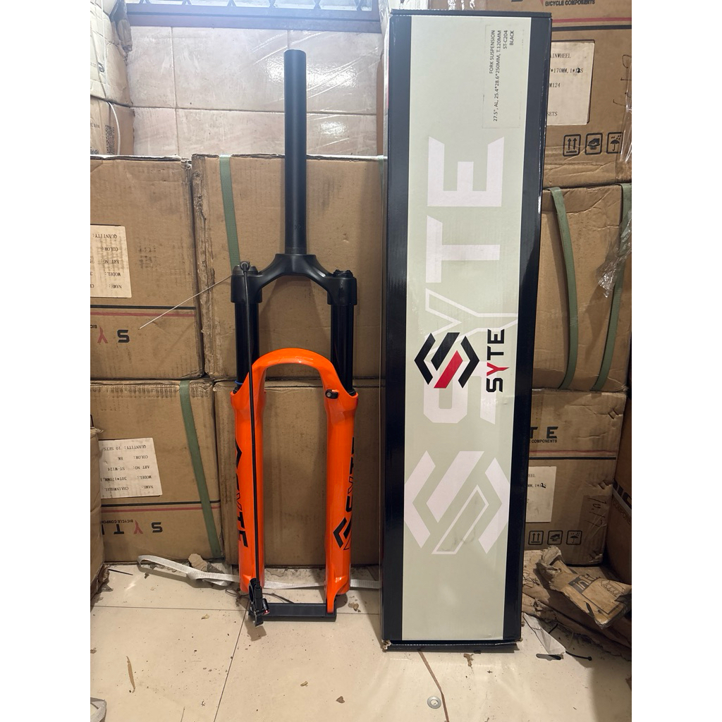 fork syte c204 remote lock air garpu angin sepeda mtb 26 27.5