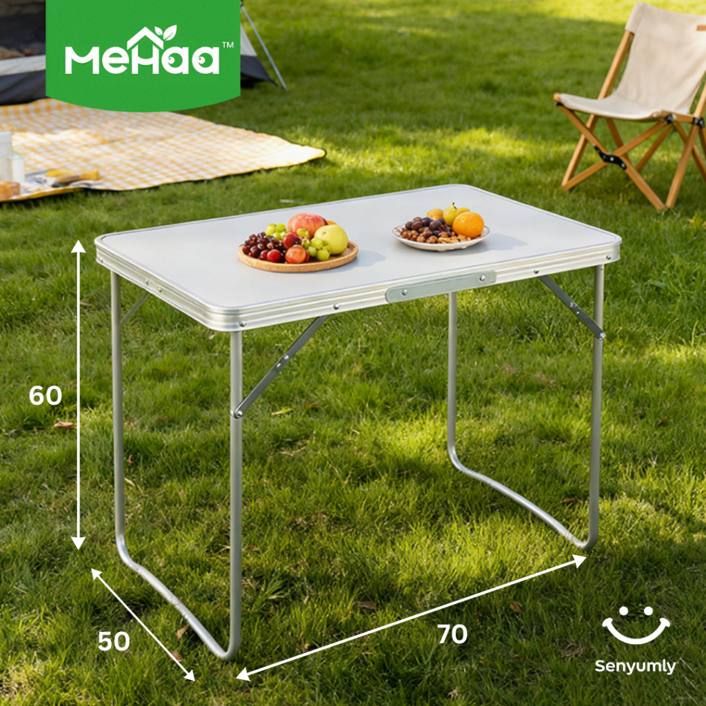 Mehaa Meja Lipat Kayu Outdoor Portabel Adjustable V0.2 Furniture