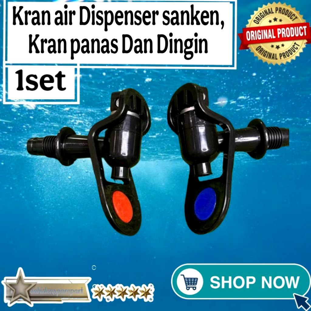 Kran air Dispenser Miyako,sanken, Kran panas Dan Dingin