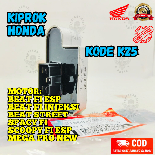 KIPROK HONDA K25 | BEAT FI ESP INJEKSI BEAT STREET SPACY FI SCOOPY FI ESP MEGA PRO ORIGINAL PRESISI