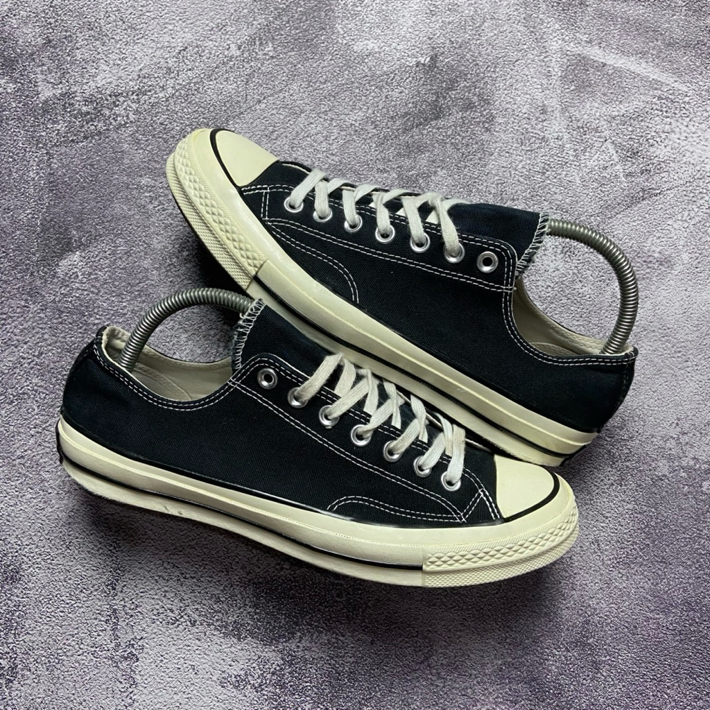 [Real Pict] Converse Chuck Taylor All Star 70S Low Black White Second Original