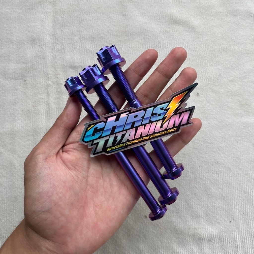 Baut Titanium Set Breket Mesin RX KING Titanium Gr5