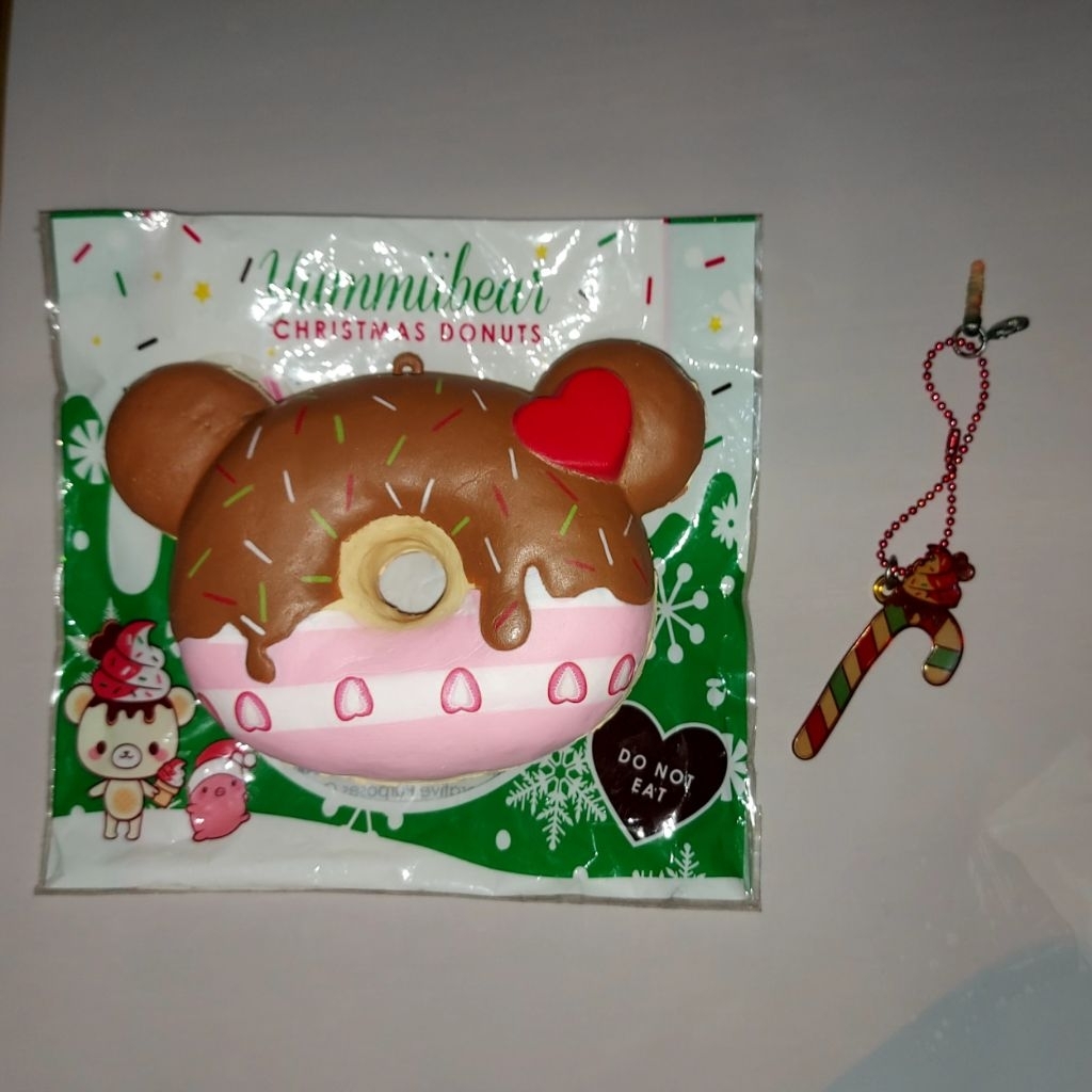 yummiibear christmas donut squishy