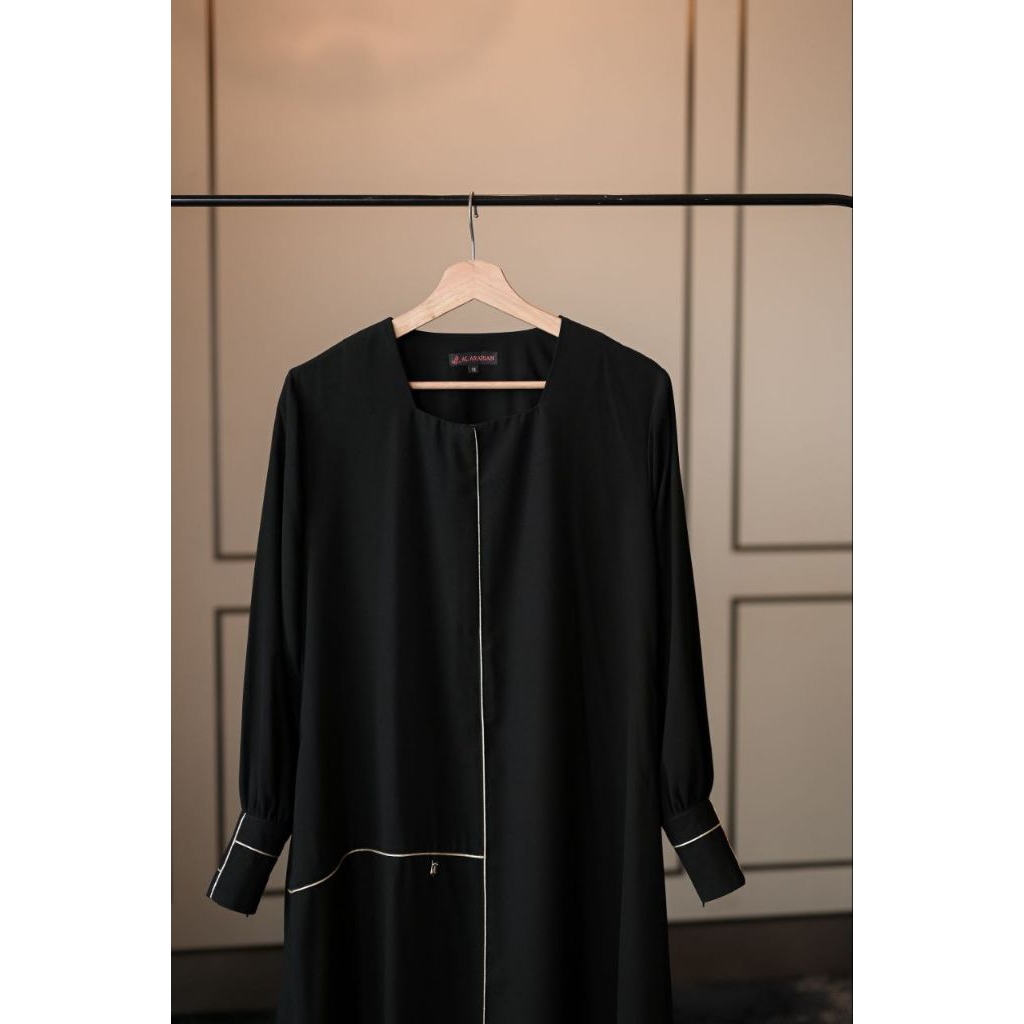 Set Abaya Golden Black Al Arabian size L