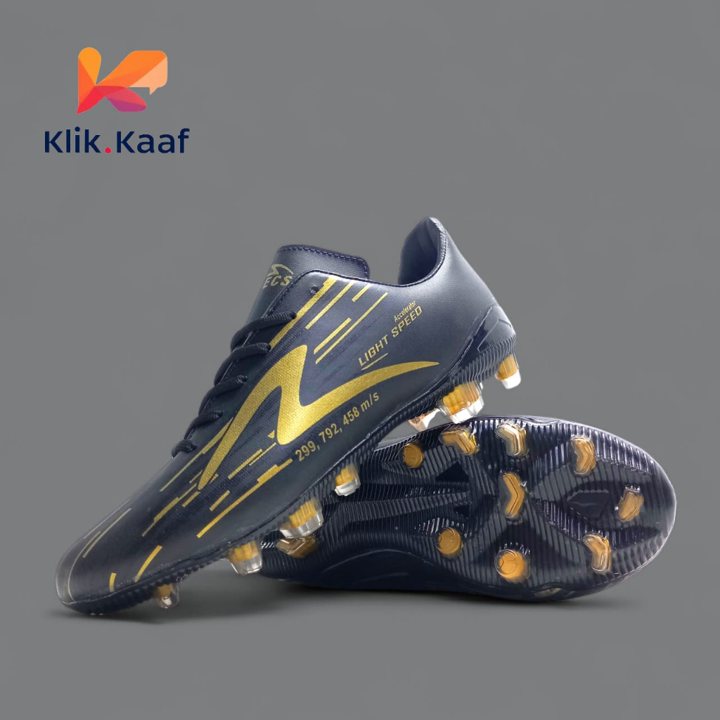 Kaaf - Sepatu Bola Specs Accelerator Lightspeed Reborn Black Gold