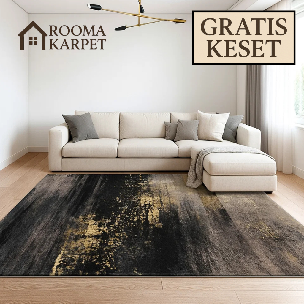 Karpet Lantai Aesthetic 200x300 180x250 120x200 Karpet Lantai Jumbo Anti Slip Rooma Karpet