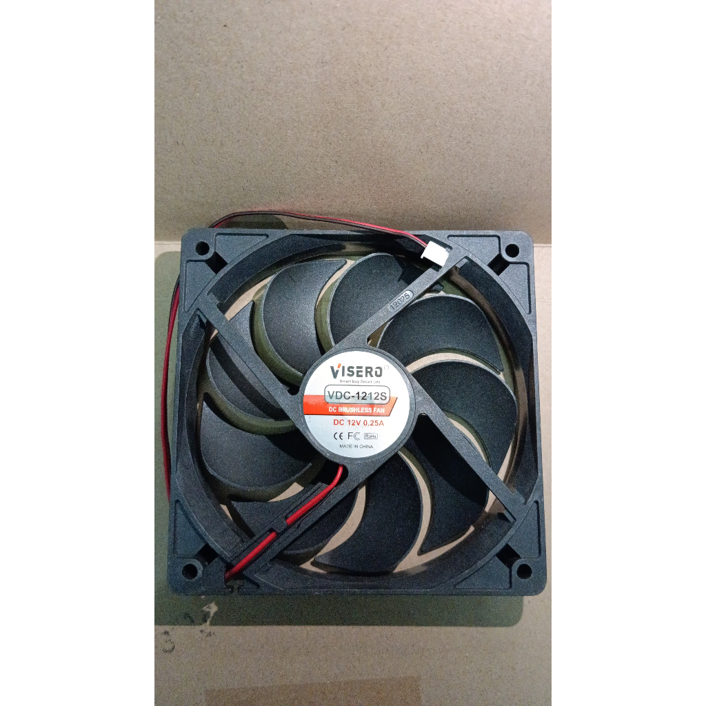 6895 fan kipas visero 12v 12volt 12 volt 12x12 12cm 12 cm vdc-1212s