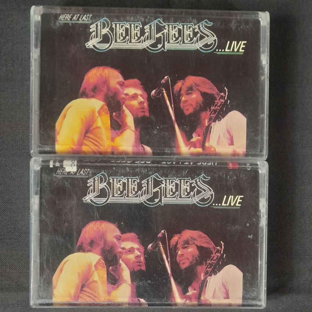 Kaset Bee Gees - Here at Last Bee Gees Live (Double Album)