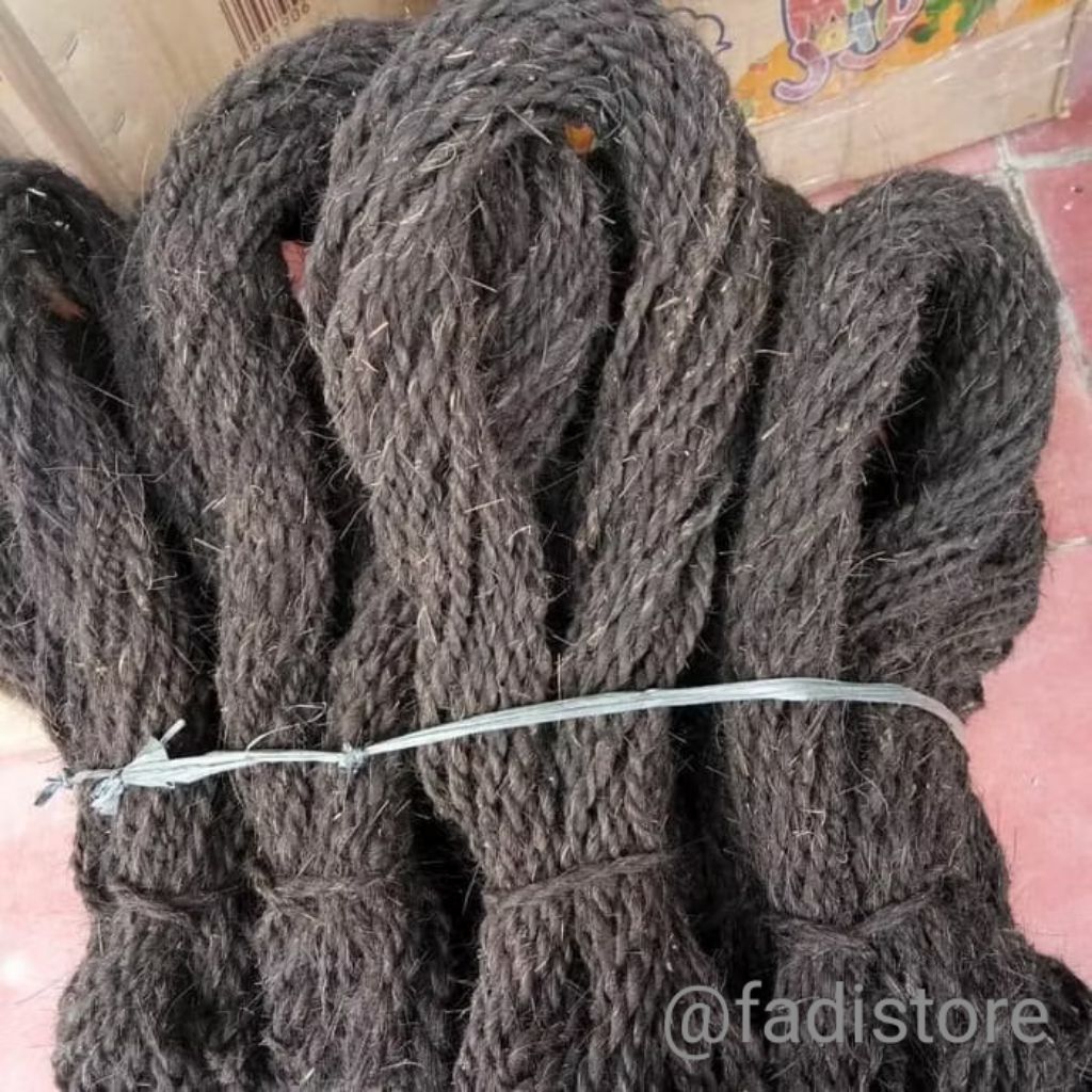 Tali injuk hitam untuk bambu, saung gazebo