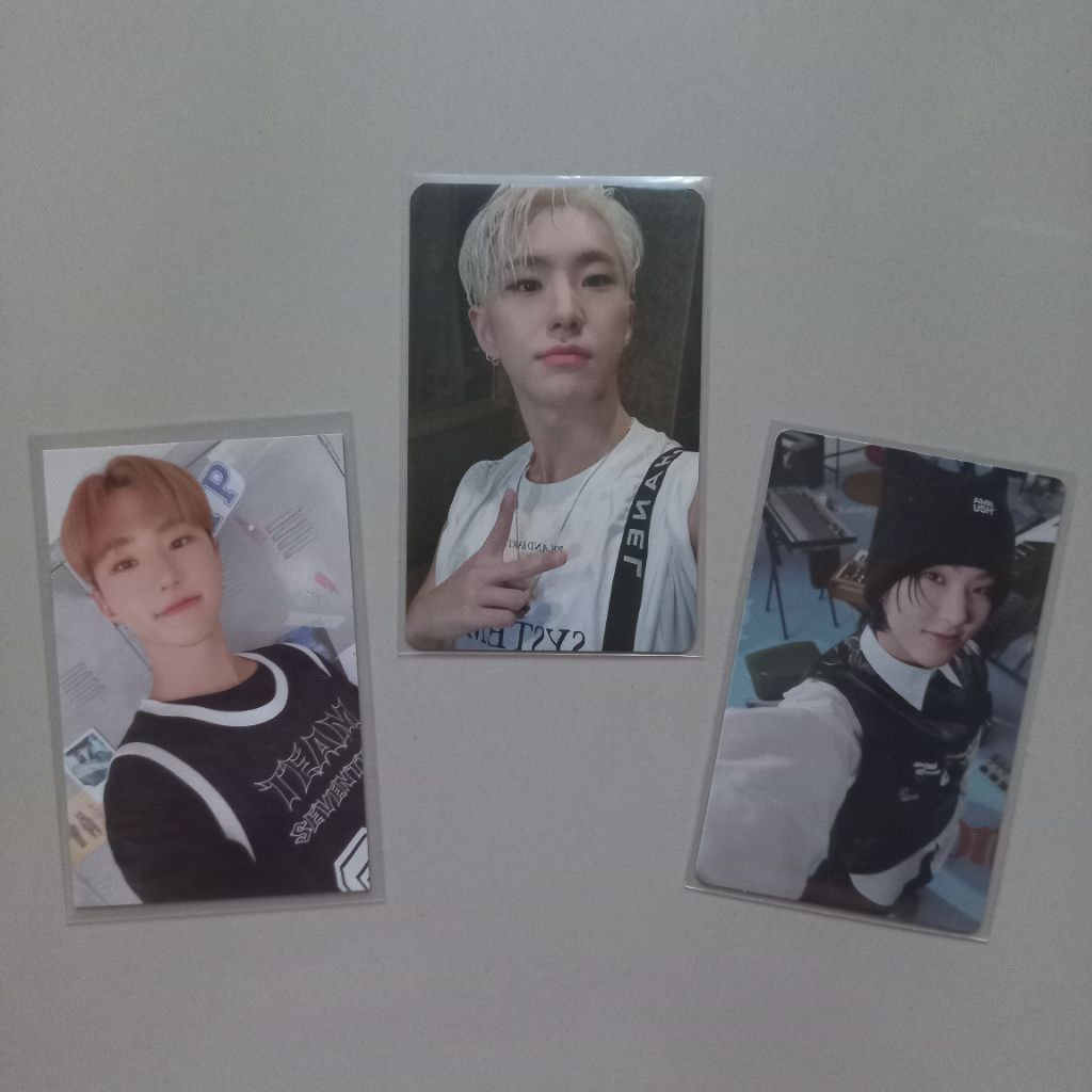 PHOTOCARD HOSHI SEVENTEEN OFFICIAL || PC HOSHI TTT + IRH POB WV + MEMKIT BASKET