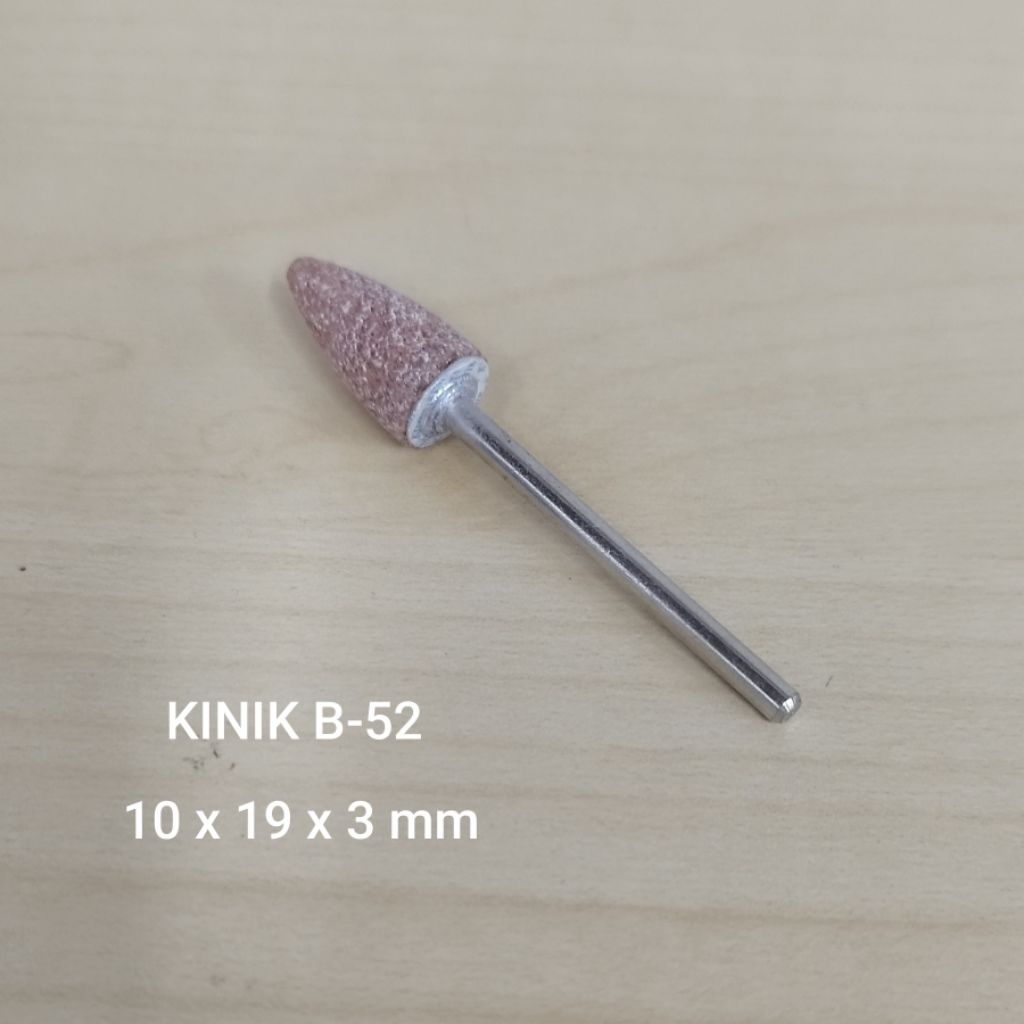 BATU GERENDA BOTOL KERUCUT B-52 KINIK MOUNTED STONE