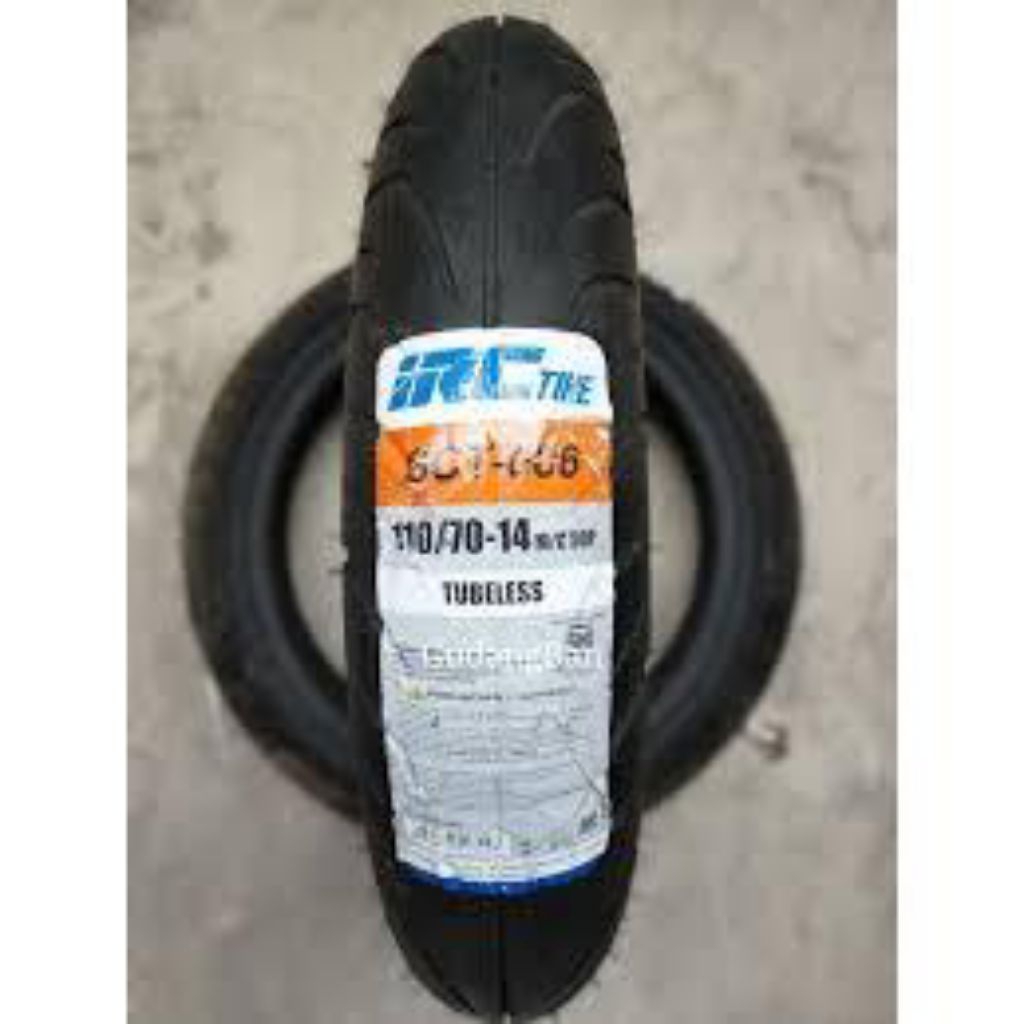1 Pcs Ban Luar IRC Tubeless 110/70/14 Ban IRC