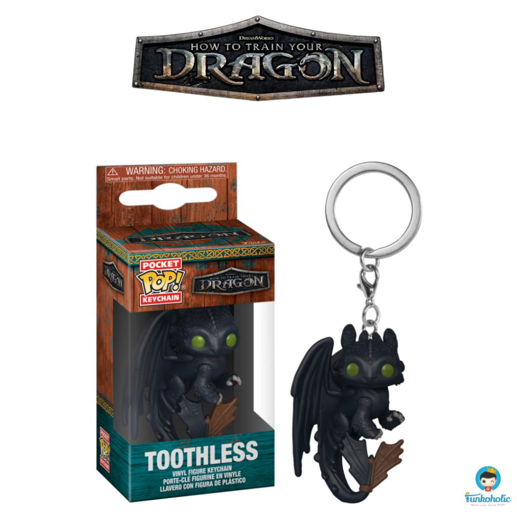 Funko Pocket POP Keychain Movies How to Train Your Dragon (2025) - Toothless