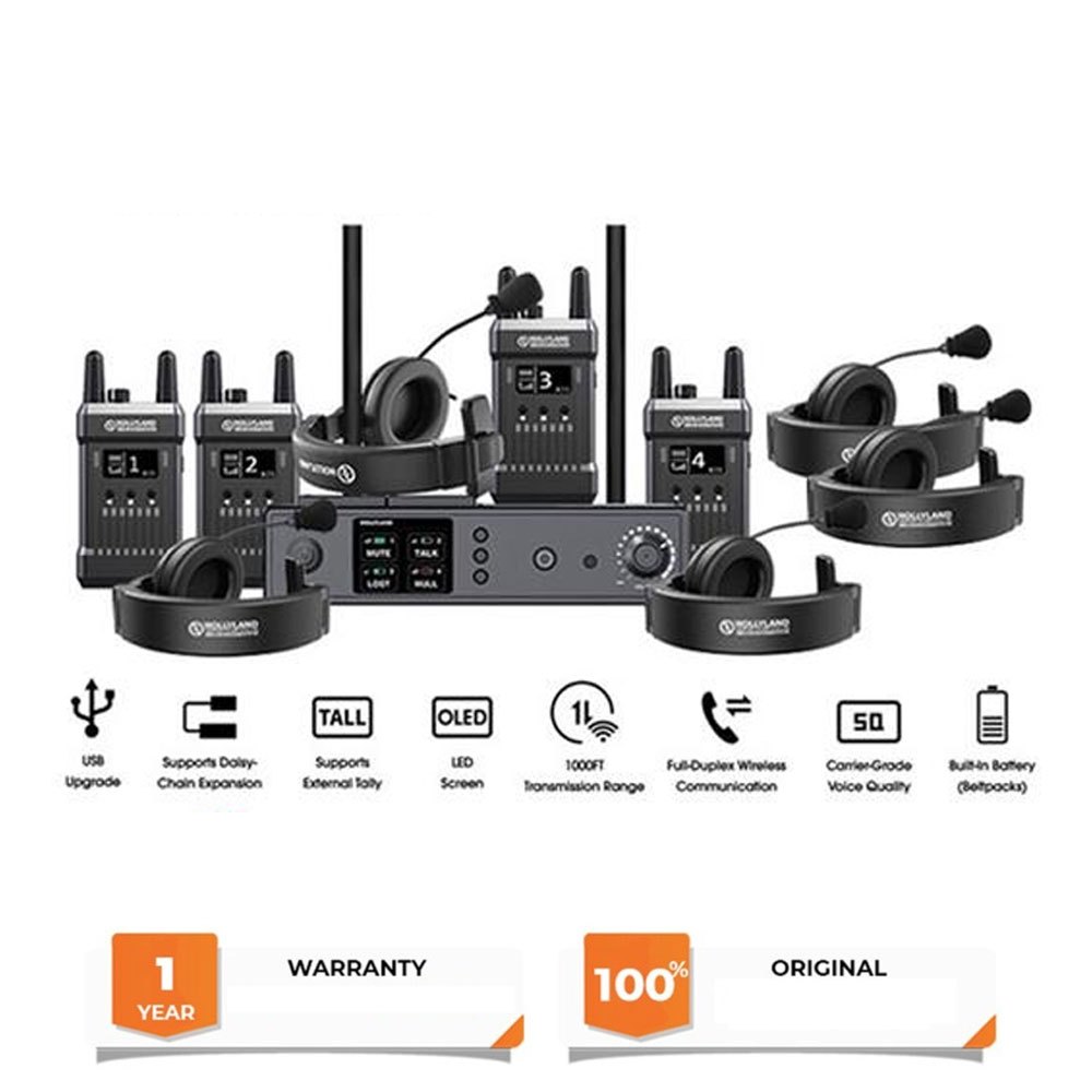 Hollyland Mars T1000 Wireless Intercom Headset Hollyland T 1000 Garansi Resmi