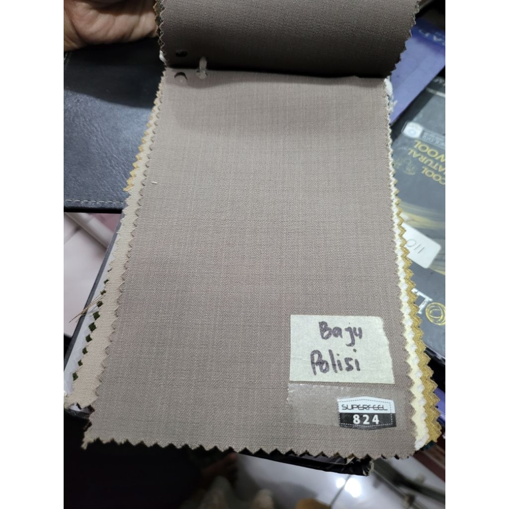 Kain bahan kain seragam polisi untuk atasan dan celana harga per 10cm