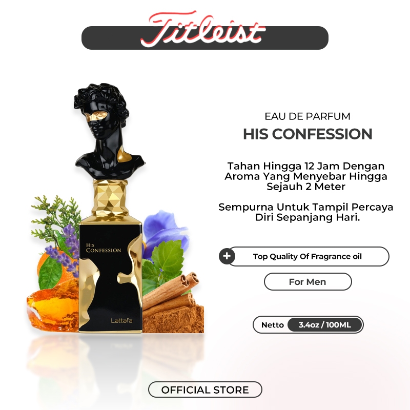 Lattafa His Confession Parfum 100ML, Lattafa Official Store, Fragrance World, Lattafa His Confession