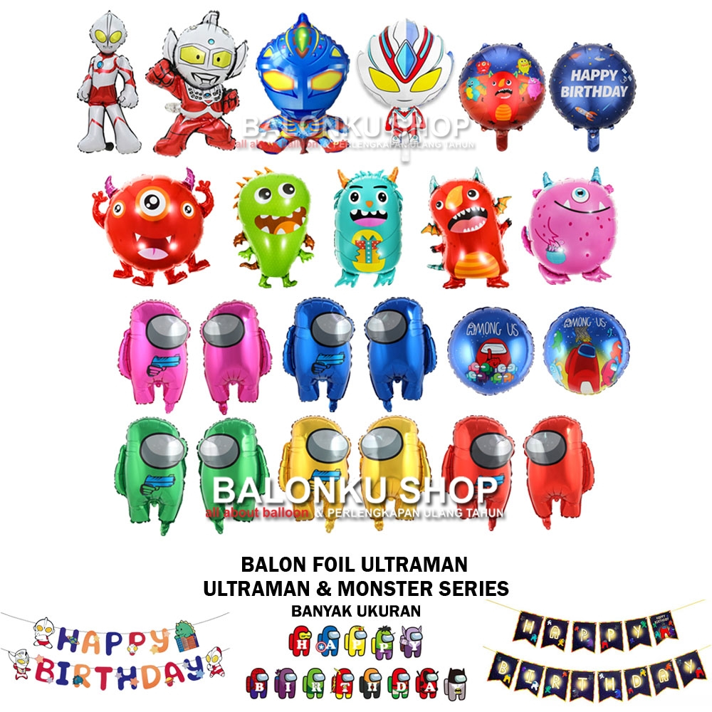 Balon Foil Ultraman / Balon Ultraman / Balon Karakter Ultraman