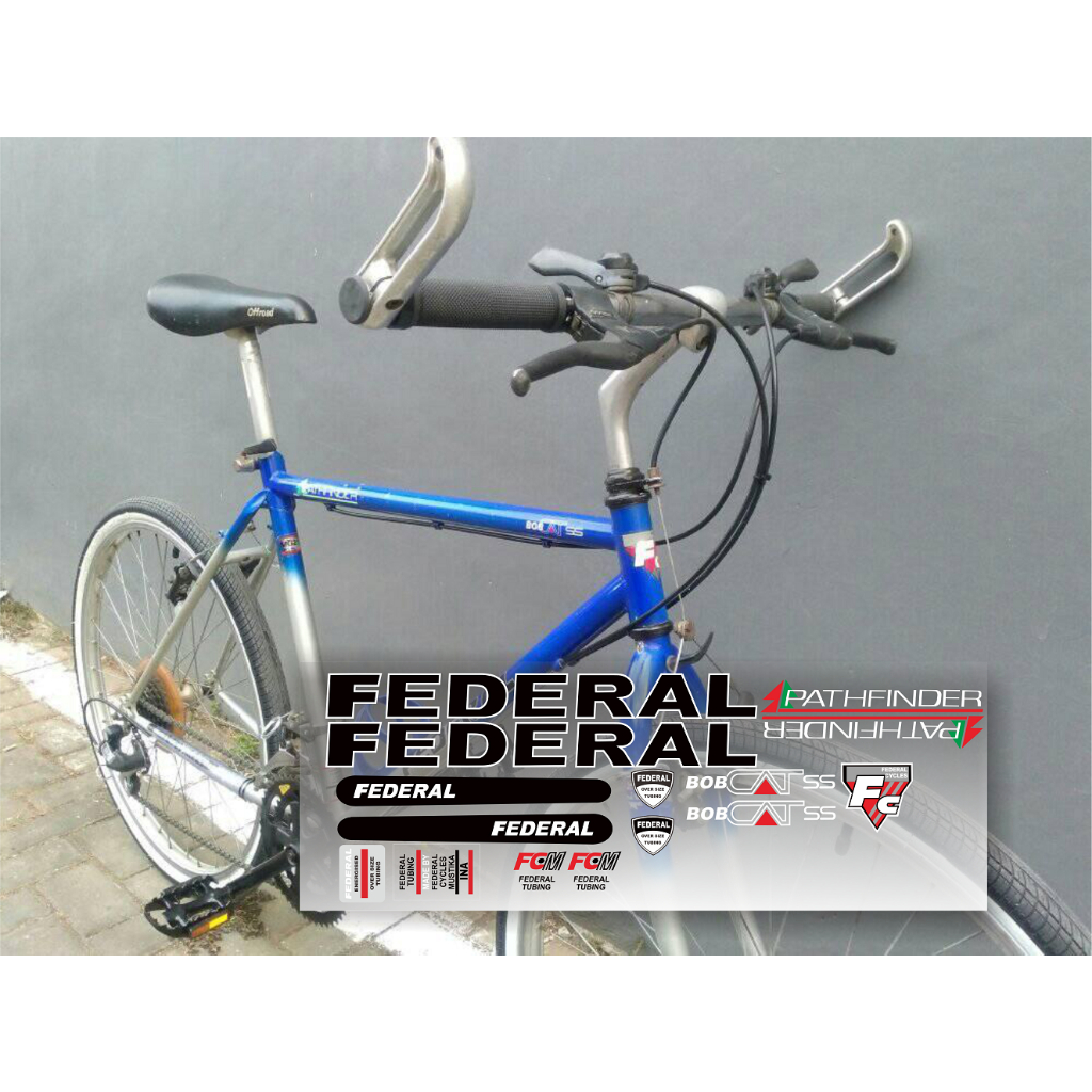 STIKER SEPEDA FEDERAL BOBCAT