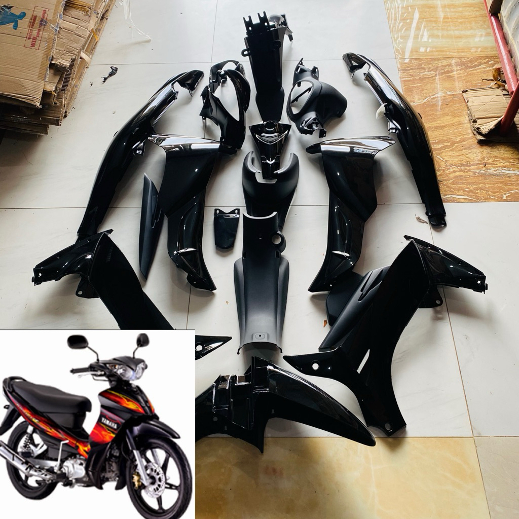 WIN•full body komplit body set jupiter Z 2006 hitam tebal merek WIN original win