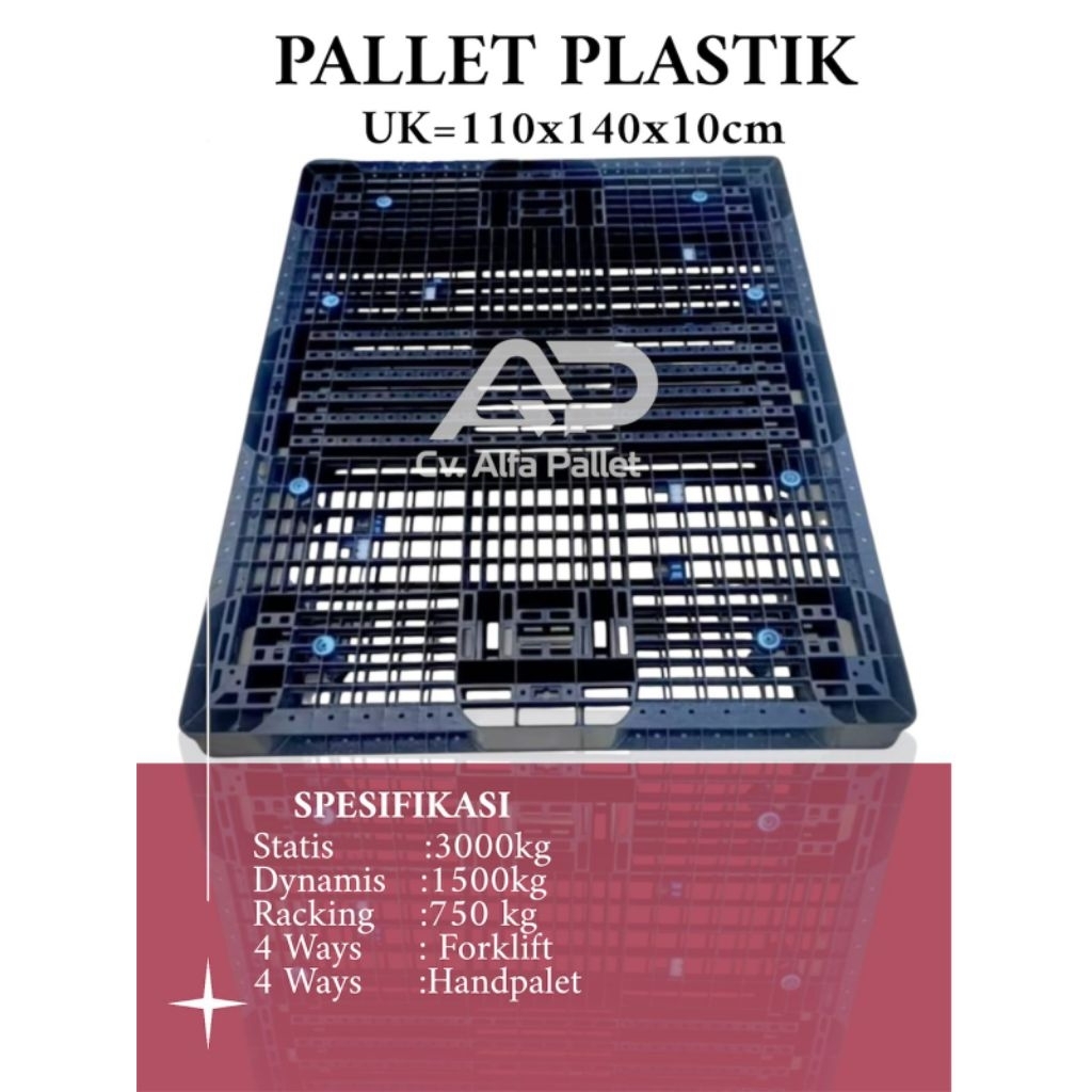 palet plastik 140x110x10